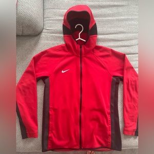 Men's Red/Black Dry Fit full zip hoodie
True to size, Men's Medium- no damage